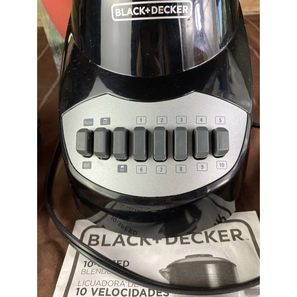 BLACK+DECKER Crush Master 10-Speed Blender Base Lid & Blade Only No Pitcher